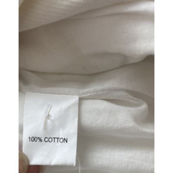 Tocca White Fine Corduroy Low Rise Wide Leg Belted Pants Women’s Sz 2 Vintage - Picture 8 of 9